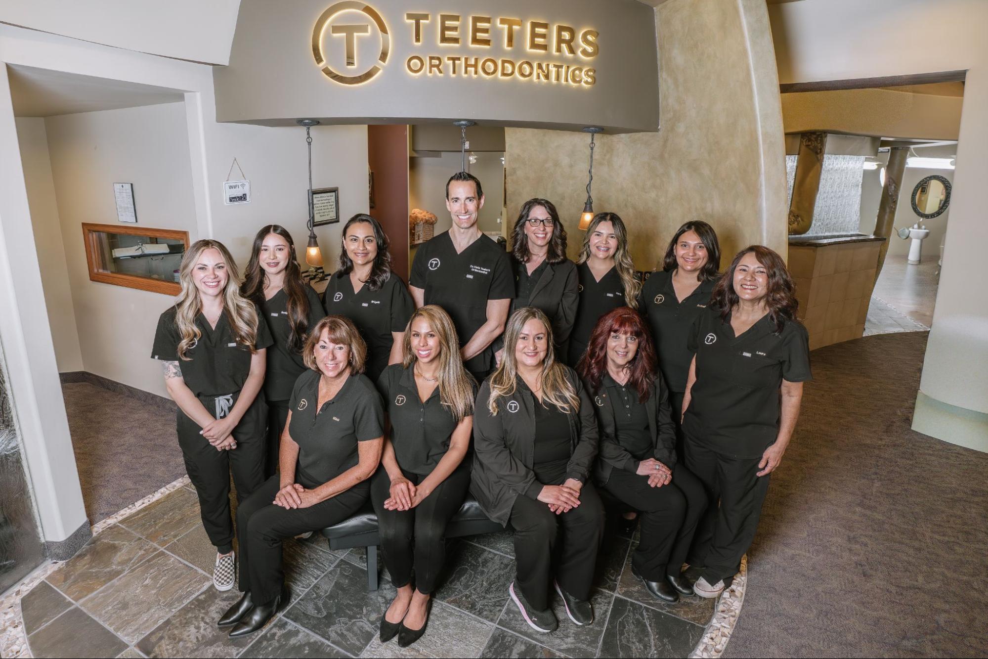 Dr. Teeters and his orthodontic team in Glendale.