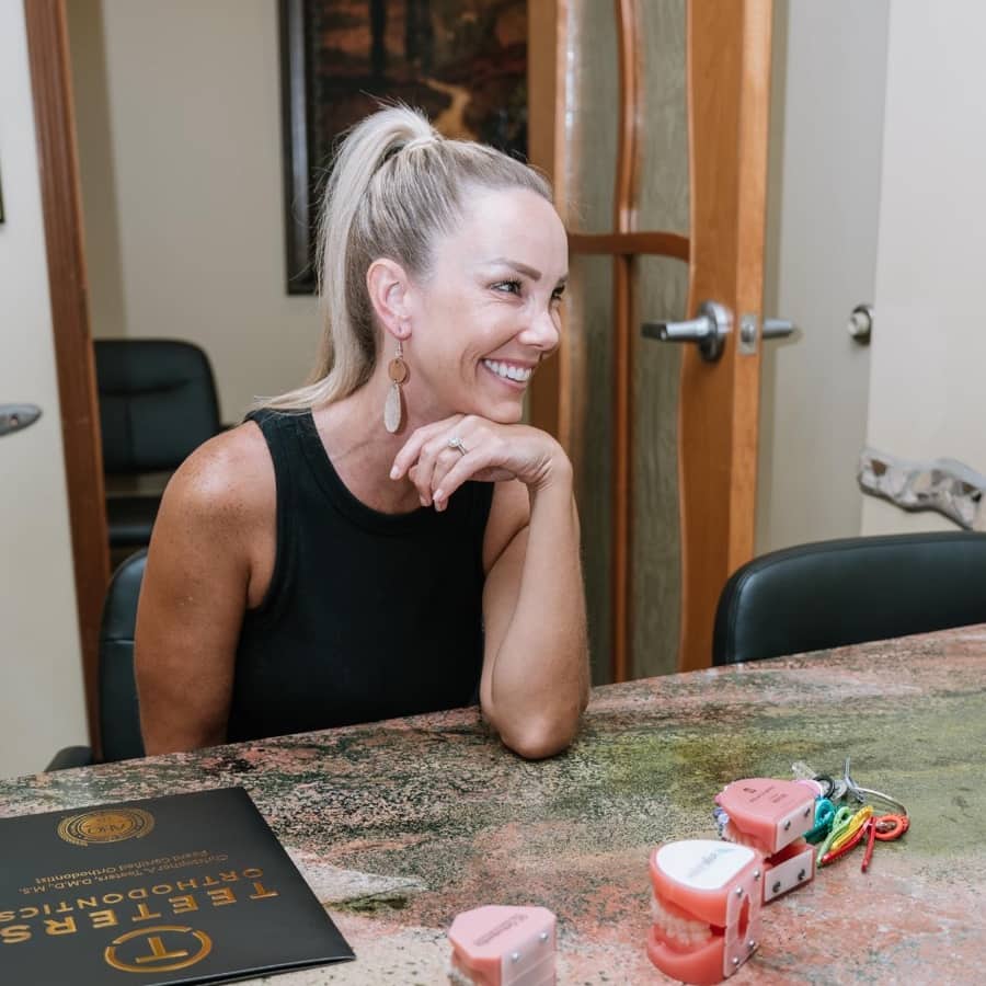 patient at free consultation